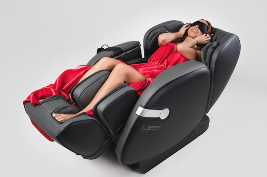 Массажное кресло Casada BetaSonic 2 Braintronics серо-черный - 5